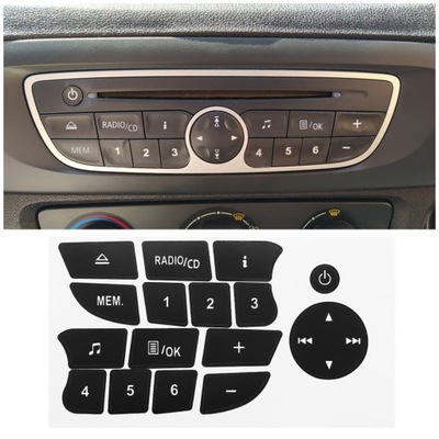 Scenic grand scenic наклейки naprawcze радіо фото №1