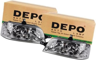 DEPO REJILLAS FAROS PARTE DELANTERA PEUGEOT BOXER 02-06  