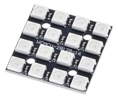 734 Moduł matrycy 16 LED 4x4 WS2812B 5050 RGB Arduino