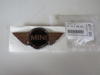 EMBLÈME INSIGNE MINI COOPER R55 R55N R56 R56N R57 R57N R58 R59 AVANT 