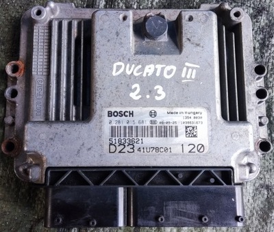 FIAT DUCATO III 2.3 JTD 120 KM БЛОК УПРАВЛІННЯ ДВИГУНА