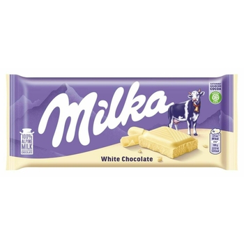 MILKA WHITE 100G ..