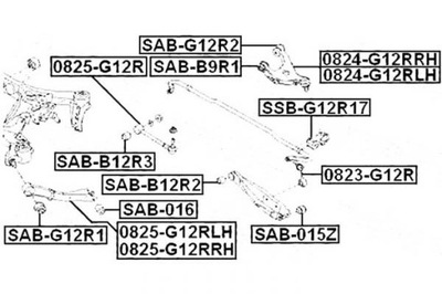 РЫЧАГ SUBARU ЗАД IMPREZA LEGACY 2,0 2,5 2,0D 02-