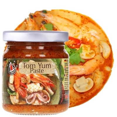 Pasta Tom Yum Do Tajskiej Zupy Ostro Kwaśnej 195g