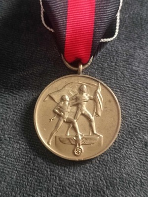Medal za Czechy Niemcy oryginał