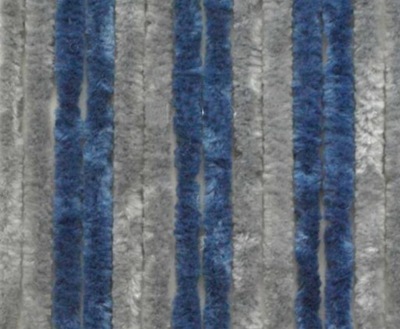 Kotki Frędzle szaro niebieskie na drzwi 120x185