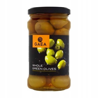 GAEA-Greckie olbrzymie zielone oliwki 300g