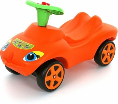 Polesie 44600 Mój ulubiony samochód Jeździk pomarańczowy z dźwiękiem jeździ