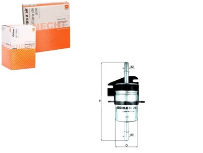 Фильтр топлива fiat palio seicento / 600 siena strad фото №1