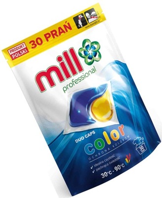 MILL KAPSUŁKI DO PRANIA 30 sztuk KOLOR