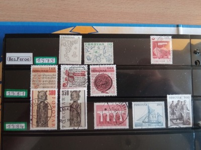 znaczki poczt. Wyspy Owcze seg 9 nieb eur