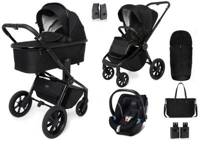 Wózek Muuvo Quick SE 2 CYBEX ATON 5 3w1 CHROMIUM