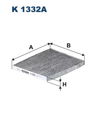 K1332A ФИЛЬТР КАБИНЫ УГОЛЬНЫЙ