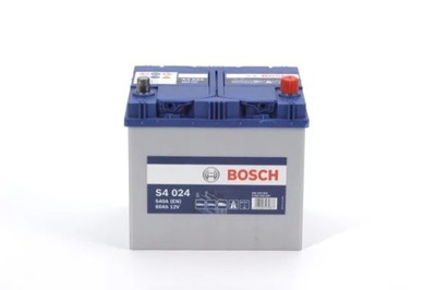 BO 0092S40240 AKUMULIATORIUS BOSCH S4 60AH, 540A, L- 232X1 