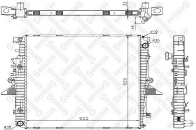 AUŠINTUVAS VARIKLIO LAND ROVER DISCOVERY III 4.4 4X4 04-09 