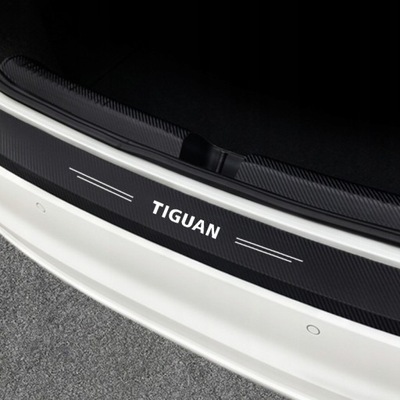 VW TIGUAN STICKER PROTECTIVE ON BUMPER BOOT  