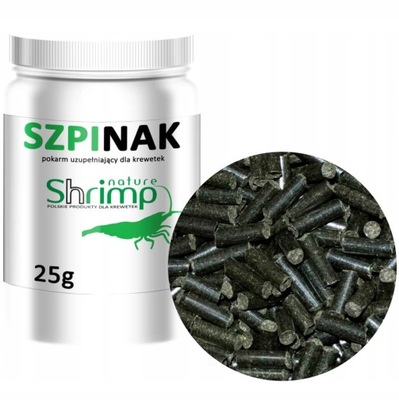 Shrimp Nature Szpinak 25g Pokarm dla krewetek