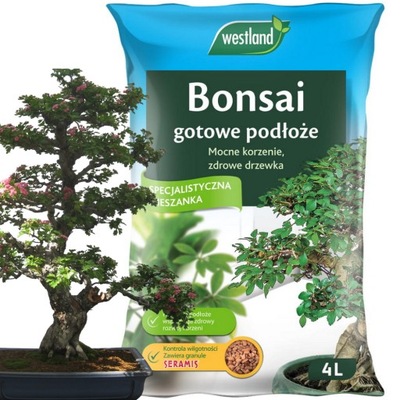 ZIEMIA podłoże do drzewka BONSAI ficus SERAMIS 4L