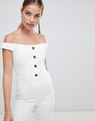 MISS SELFRIDGE PETITE KOMBINEZON BIAŁY 38 1ZAX