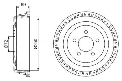 BEBNY DE FRENADO CHRYSLER VOYAGER 3 DODGE CARAVAN  