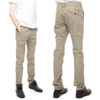 LEE CHINO SLIM spodnie męskie materiałowe W30 L32