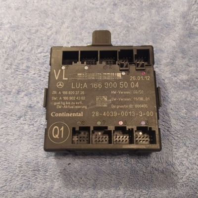 Блок керування двері лівий перед mercedes w246 w166 фото №1