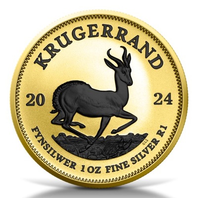 2024 Krugerrand 24k Gold & Black Platinum