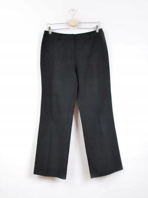 Eleganckie spodnie PAPAYA czarne w kant 40
