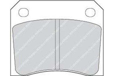 Ferodo комплект гальмівних колодок ham. задня jaguar xj, xjsc фото №1