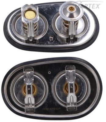 THERMOSTAT SCANIA R,P 80C/87C DOUBLE THERMOSTAT VERS SCANIA P560,R560,R730 BE 