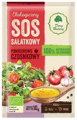 SOS SAŁATKOWY POMIDOROWO - CZOSNKOWY BIO 10 g