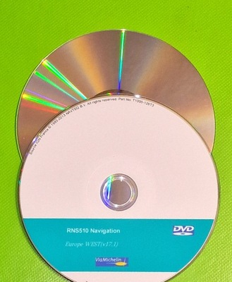 Płyta DVD MAPA NAVI RNS 510 VW SKODA NAWIGACJA V17