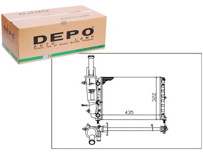 RADUADOR DEL MOTOR - SISTEMA DE REFRIGERACIÓN DEL MOTOR DEPO  