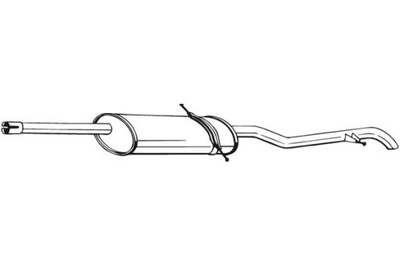 BOSAL SILENCIADOR SISTEMAS DE ESCAPE PARTE TRASERA MERCEDES VANEO 414 1.7D  