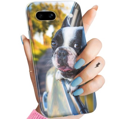 ETUI DO GOOGLE PIXEL 7A WZORY MOPS BULDOG FRANCUSKI ANGIELSKI OBUDOWA CASE