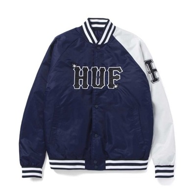 Kurtka HUF Satin Baseball Jacket Navy L