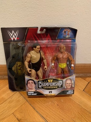 Figurki akcji Mattel WWE Championship Showdown Andre the Giant & Hulk Hogan