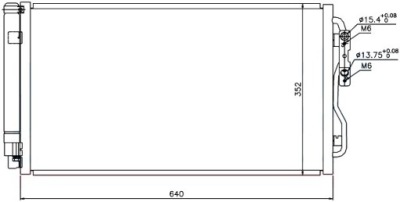 Bmw 1 f20 2011-2015 радіатор кондиціонера фото №1