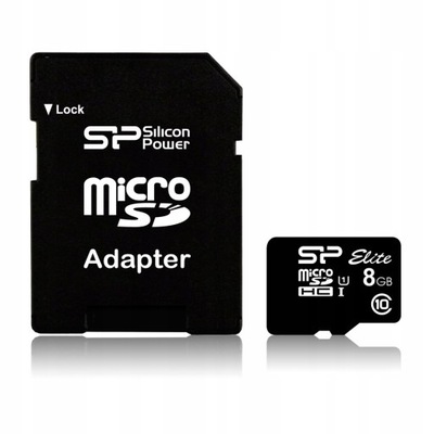 Silicon Power microSD HC Elite 8GB Class 10 UHS-I