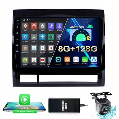 RADIO NAWIGAC TOYOTA TACOMA 2005-2013 SIM 8GB/128 GAS-GASOLINA CARPLAY WIFI LTE  