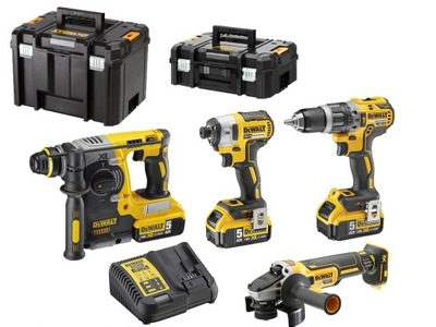 DEWALT DCK422P3T wkrętarka szlifierka młotowiertarka klucz udarowy zestaw