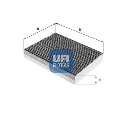 ФІЛЬТР, ВЕНТИЛЯЦІЯ СТОРОНИ ПАСАЖИРА UFI 54.289.00