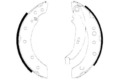 METELLI ZAPATAS DE TAMBOR DE FRENADO PEUGEOT 206 CC 1.6 16V (  