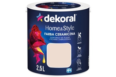 Farba ceramiczna ścienna Dekoral 2,5 l HOME&STYLE mat MILLENIAL PINK