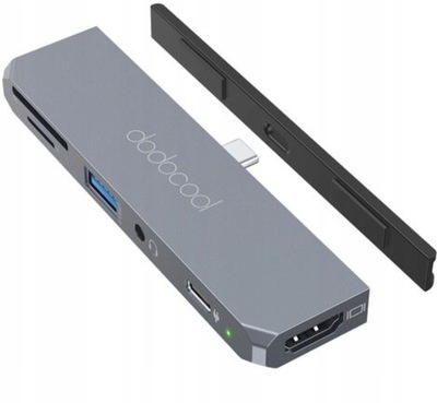 HUB 6W1 USB TYP C na HDMI CZYTNIK KART DODOCOOL