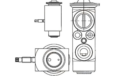 VÁLVULA DE EXPANSIÓN DE ACONDICIONADOR VOLVO V70 XC70 06- LA  