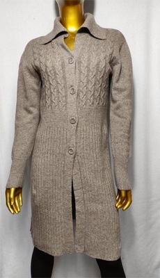 ADAGIO sweter kardigan r. 44 wełna kaszmir