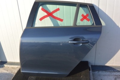 Дверь левая задняя 498 caspian blue volvo v60 ii lift фото №1