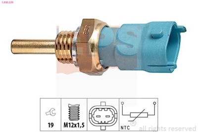 SENSOR TEMPERATURE FLUID COOLING OPEL VECTRA 1-830-239  