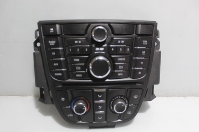 Панель управление радио обдув opel astra j фото №1